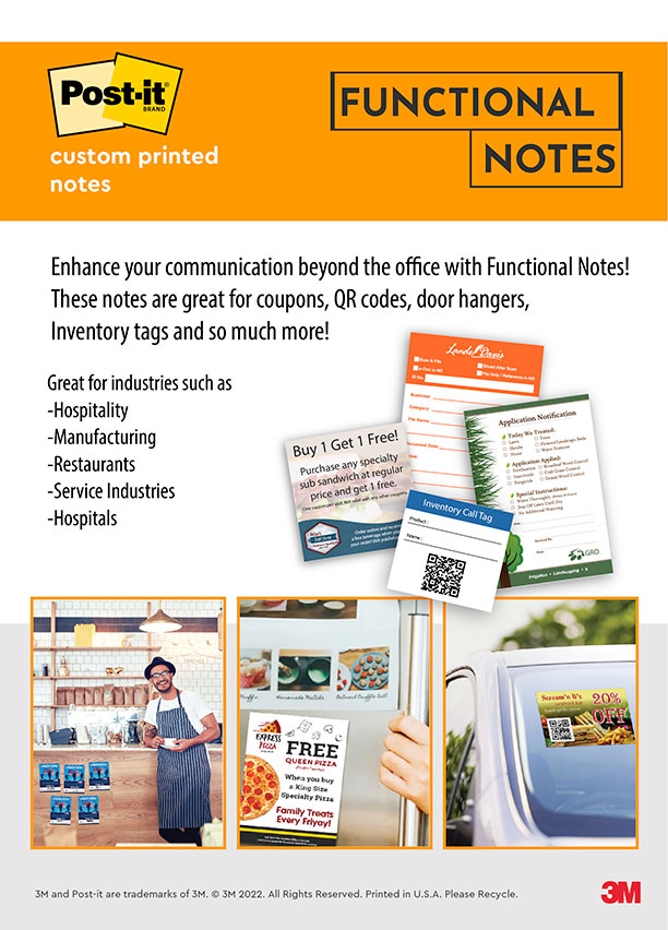 CB Marketing - 3M Functional Notes Flyer